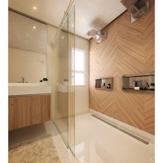 Ralo Linear Multimaster Tampa Inox 150 cm Com 2 Saídas Linear Acessórios - Imagem principal - 519aa21c-7a29-44e9-9d5a-035588d64a45