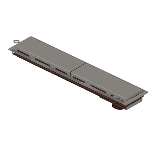 Ralo Linear Novii PVC Seco 50cm Acabamento Cinza Linear Acessórios - Imagem principal - d2e5e09e-14e3-4a87-ba23-f02652bfdae6