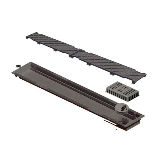 Ralo Linear Novii PVC Seco 50cm Acabamento Oculto Linear Acessórios - Imagem principal - 6c3012dc-9738-4350-8aa5-ec04b4309bb1