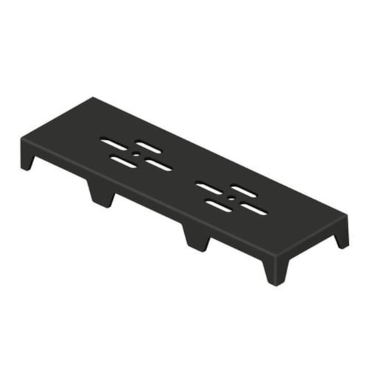 Ralo Linear Novii PVC Seco 75cm Acabamento Preto Linear Acessórios - Imagem principal - 9c33a40a-61df-40c6-95b2-32ce9c54e5a5