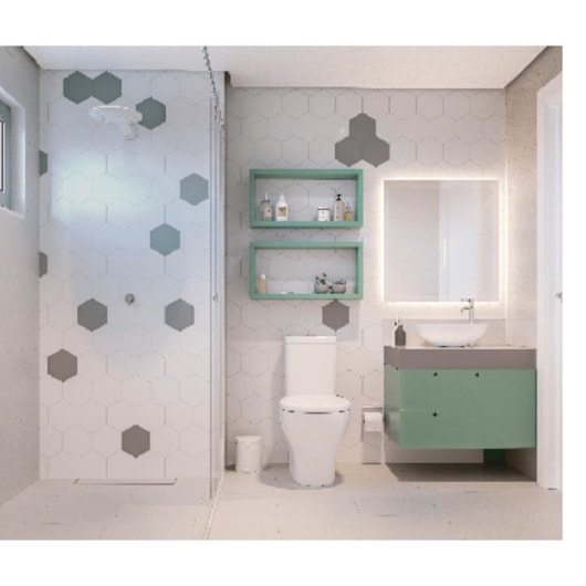 Ralo Linear Novii PVC Sifonado 50cm Acabamento Oculto Linear Acessórios - Imagem principal - 8b50558a-8ee1-4a13-8760-55799f96e474