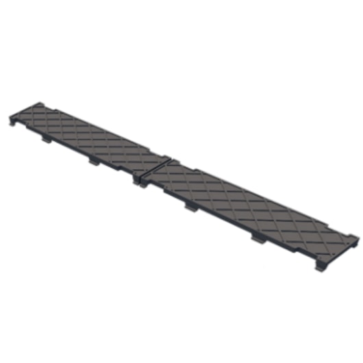 Ralo Linear Novii PVC Sifonado 50cm Acabamento Oculto Linear Acessórios - Imagem principal - a4b487a2-e8e9-41e5-9a73-ce6b35a10437