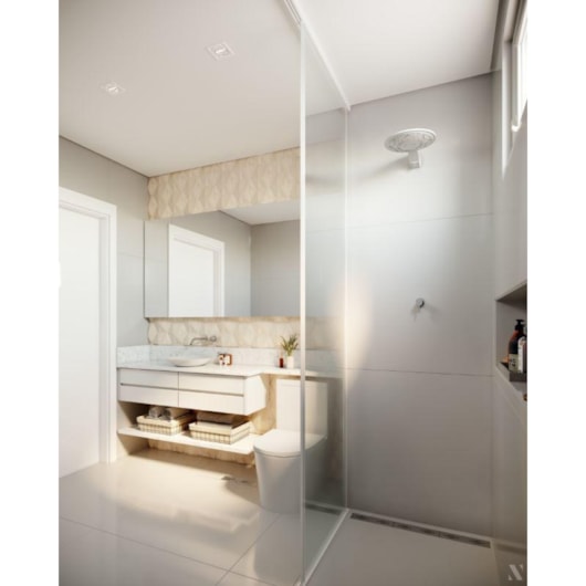 Ralo Linear Novii PVC Sifonado 75cm Acabamento Cinza Linear Acessórios - Imagem principal - 4060e599-8f86-4cdc-881b-dd37841947e6