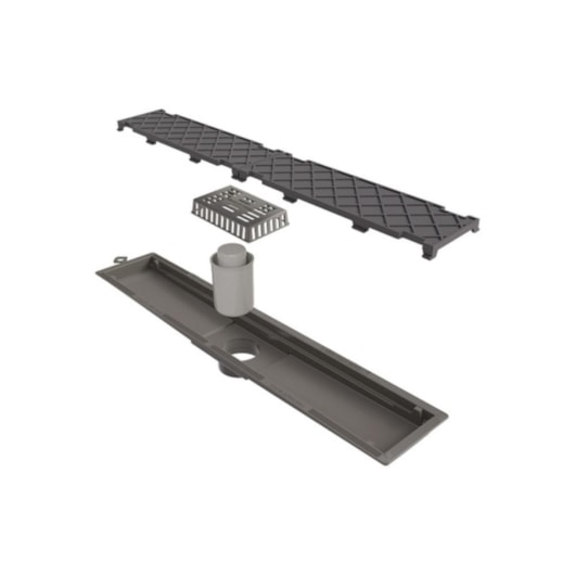 Ralo Linear PVC Sifonado Novii Linear 50cm - Imagem principal - f464e379-79a1-4785-87ef-9eaad5371459