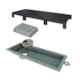 Ralo Linear Tiny Base PVC Tampa Grafite Linear Acessórios 25cm  - b551e5de-158b-4c21-9b8d-2d38c7ae2713