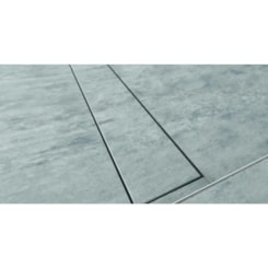 Ralo Oculto Linear Com 2 Saídas Mozaik 190cm