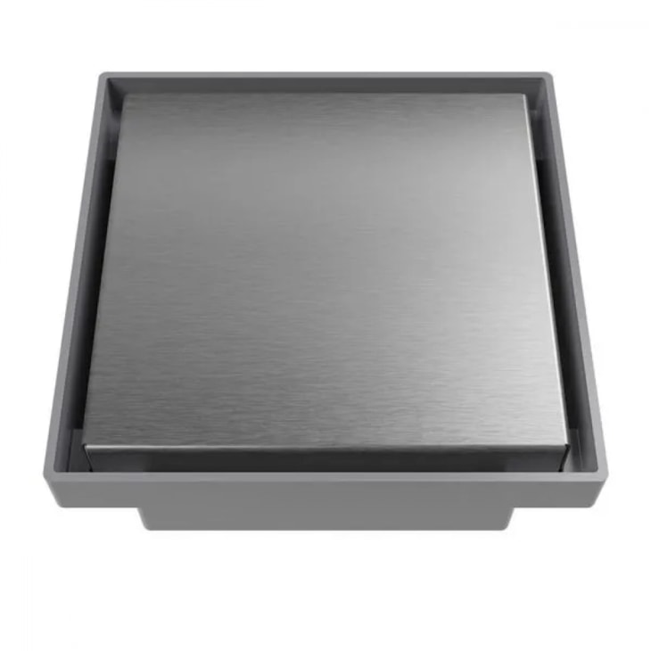 Ralo Oculto Quadrado Inox 10x10cm Astra