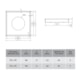 Ralo Oculto Quadrado Inox 10x10cm Mozaik - 0023acba-a434-4020-99de-7270523277d7