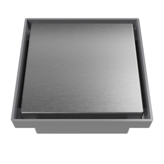 Ralo Oculto Quadrado Inox 15x15cm Astra - Imagem principal - 846ee2b4-fd2c-4611-b443-49279821ea4b