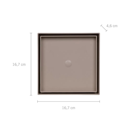 Ralo Oculto Quadrado Universal Astra 15x15cm - Imagem principal - dfa2ea9e-1f6d-4b7a-852b-2514b73fee33
