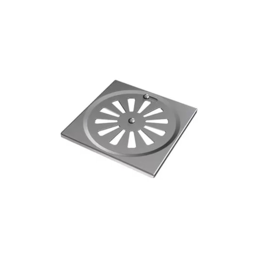 Ralo Quadrado 100 0,6 304 Sem Polimento Docol - Imagem principal - 35133023-1172-4d56-9e20-a70c543da42e