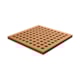 Ralo Quadrado 15cm Com Caixilho Latão 1919 Rosso Vecchio Fani Metais - 11330961-d4a7-4ca4-97f6-90e93424f237