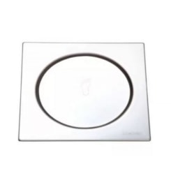 Ralo Quadrado De Inox 15x15cm Sem Caixilho 251 Meber