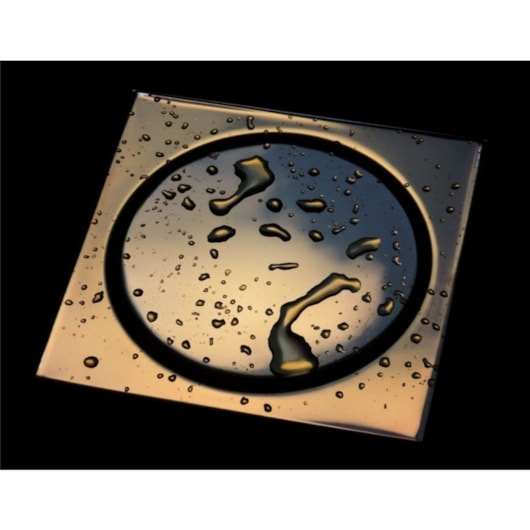 Ralo Quadrado Elegance 12,5x12,5cm Bronze Mozaik - Imagem principal - 33c6e6be-9b48-4827-bb2c-b3238ff7c816