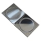 Ralo Quadrado Elegance 17,5x17,5cm Escovado Mozaik - 56b69a4e-5cce-4e71-9e16-19eda733b864