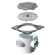 Ralo Quadrado Elegance Decor Polido Mozaik 12,5x12,5cm - 026c1875-9eea-407b-945b-8504b51decfb
