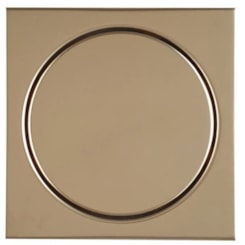 Ralo Quadrado Elegance Ouro Matte Mozaik 12,5cm