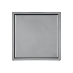 Ralo Quadrado Quattro Vistta Polido Mozaik 15cm