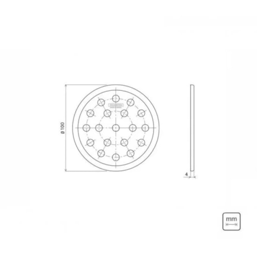 Ralo Redondo Aço Inox Acetinado Tramontina 10cm - Imagem principal - 7c07b584-eef0-4b2e-affd-d560c7c4f5b3