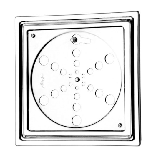 Ralo Rotativo De Inox 10x10cm Com Caixilho 1410 Meber - Imagem principal - 37ffb2b9-f28e-4f9e-a154-ac070ebaeb64