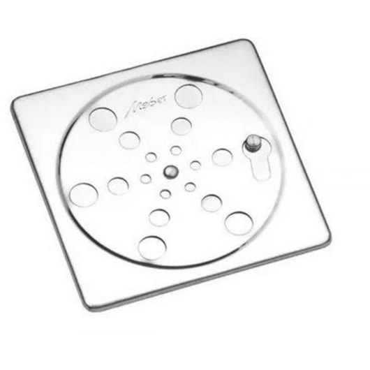 Ralo Rotativo De Inox 15x15cm Sem Caixilho 1415 Meber - Imagem principal - babb6e3a-5978-4d3f-b56f-60c12785da40