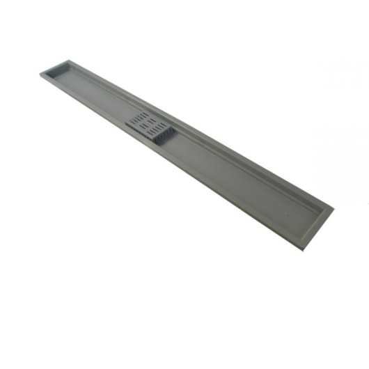 Ralo  Royal Com Tampa Inox Linear 100cm - Imagem principal - 819d6726-3921-403e-b8af-fc6847af34a5