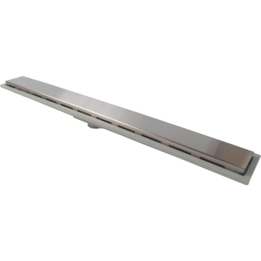 Ralo  Royal Com Tampa Inox Linear 100cm - Imagem principal - d7d4271b-c6da-4f47-82e8-8df5338fb59e