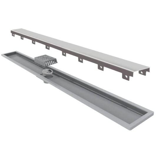 Ralo Royal Tampa Inox Linear 100cm - Imagem principal - cfb2190c-f6ae-441f-8be7-e897bdf9144c