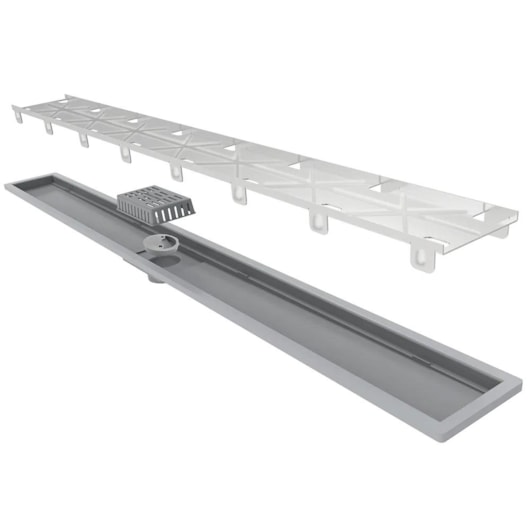 Ralo Royal Tampa Oculta Inox Linear 90cm - Imagem principal - ae9c8c69-2a03-4f41-bab9-76fd4507a5e2