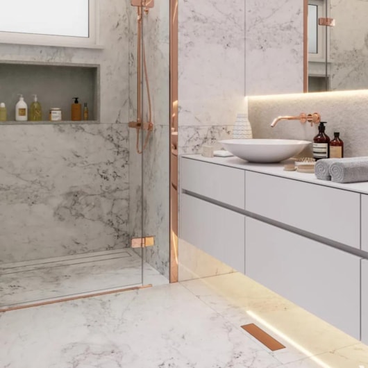 Ralo Royal Tampa Oculta Inox Linear 90cm - Imagem principal - 8640637e-3c44-47d4-b8bb-e2070b10f7f8