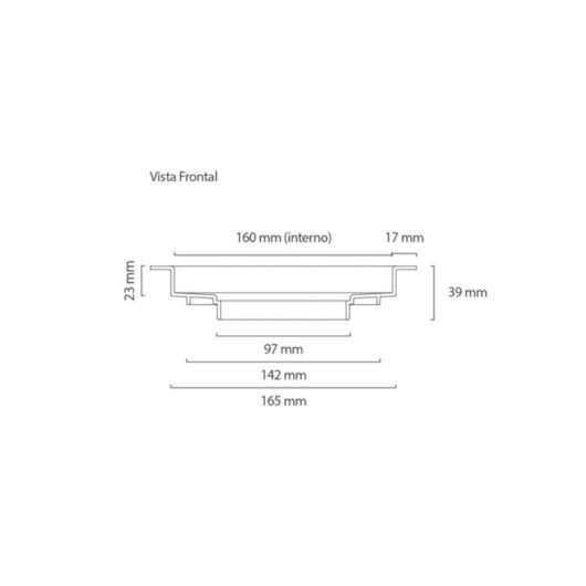 Ralo Square Com Tampa Inox Escovado 210 Linear 15x15cm - Imagem principal - c6b05689-0775-4c4c-8404-6adf059c78e5