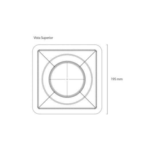 Ralo Square Com Tampa Inox Escovado 210 Linear 15x15cm - Imagem principal - 6fd1dba9-722c-42b9-931d-c8b0ed9c2dc4