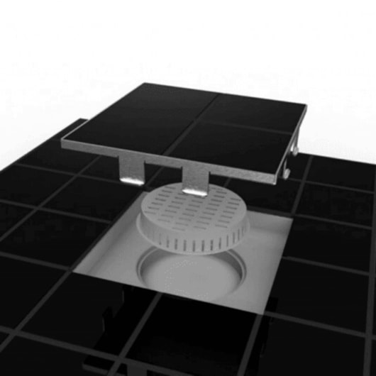 Ralo Square de Tampa Oculta Elleve Linear 10X10cm - Imagem principal - 97ecdebc-a19e-471d-9be6-1705e4339489