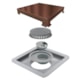 Ralo Square Elleve Tampa Rose Gold Linear 15x15cm - b7437ca6-59a0-4bc0-aa84-f7b3af303612
