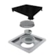 Ralo Square Tampa Black Matte Linear Acessórios 15x15cm - da43f95f-f6a2-4d60-b0b8-4fd22c98fd68