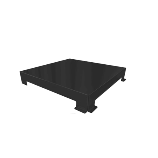 Ralo Square Tampa Grafite Linear Acessórios 15x15cm - Imagem principal - e7a81edb-3507-4168-b9ce-80d5acf4adc8