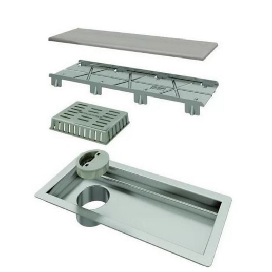 Ralo Tiny 25cm Com Tampa Oculta Linear - Imagem principal - 5c8f2255-3afe-40f2-a296-3efd48680c59