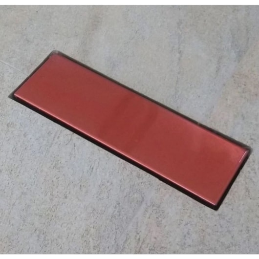 Ralo Tiny Pvc 25cm Com Tampa Inox Rose Gold Linear - Imagem principal - cdbdcb2a-3a1d-4d37-be45-11af2b2eb54e
