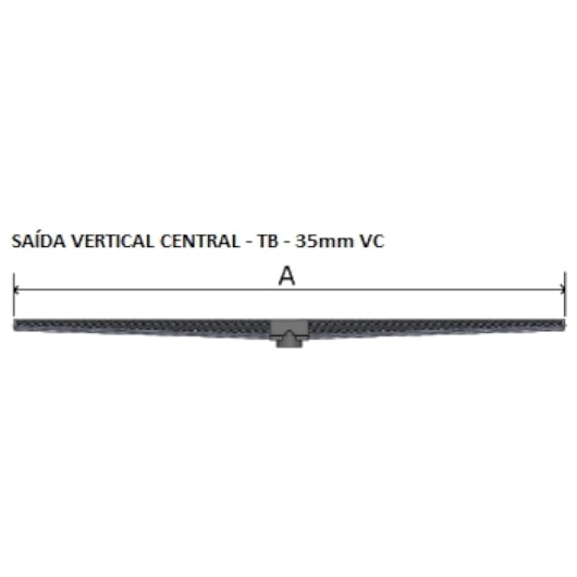 Ralo Top Box Saída Central Vertical 80x3,5cm Top MAx - Imagem principal - e3114617-75fc-4f93-85ed-51d1eabe3f20