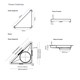 Ralo Triangular Vertex Tampa Inox Escovada Linear Acessórios - 23a64edd-a771-433b-bd05-17dbd12a366c