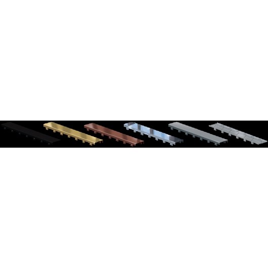 Ralo Versatile Tampa Inox Escovado Linear 50cm - Imagem principal - 3f08cf2e-9ca8-4ec6-8af7-146a01b3fa8d
