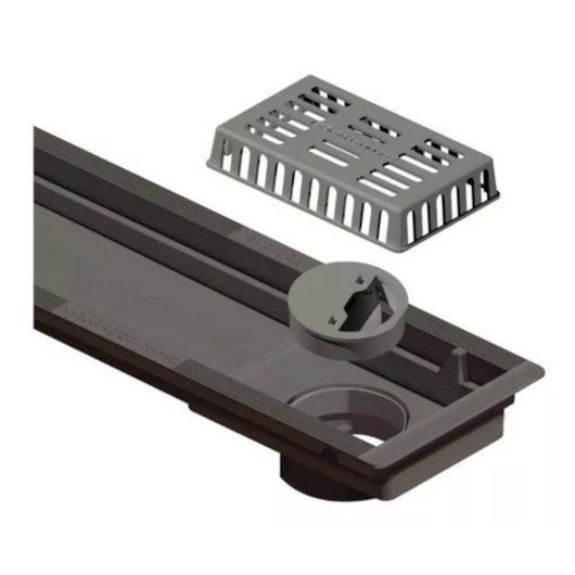 Ralo Versatile Tampa Inox Escovado Linear 75cm - Imagem principal - 6c999ed9-cebf-4205-a011-87bb1c4ae0f2