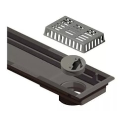 Ralo Versatile Tampa Inox Escovado Linear 75cm