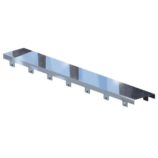 Ralo Versatile Tampa Inox Polida Linear 75cm - Imagem principal - 62647f48-6e81-413f-945a-a104bd841e71