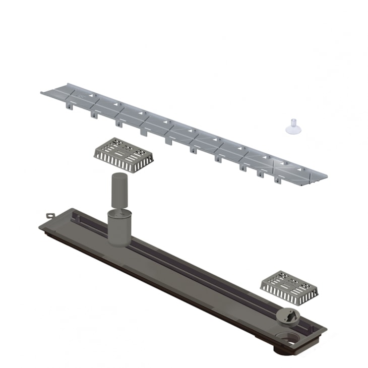 Ralo Versatile Tampa Oculta Linear 75cm
