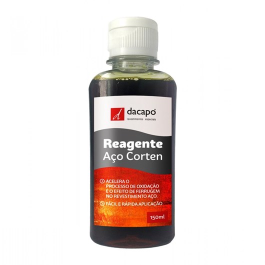 Reagente Aço Corten Dacapo 150ml - Imagem principal - cbc28896-28ce-47bc-8db6-79a17350e00e