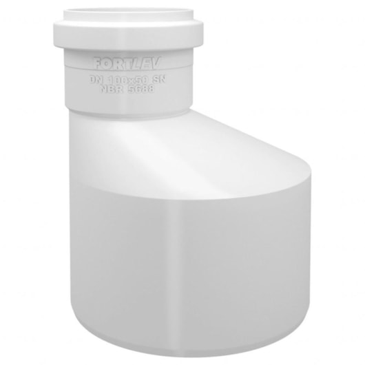 Redução Excêntrica De Esgoto Sn Fortlev 7,5x5cm - Imagem principal - 78394dba-c77c-4f89-a2d7-58bee06a3ba5