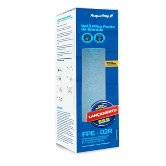Refil De Filtro Ponto De Entrada Antibac Fpe-02r Acqualimp - Imagem principal - 5128821f-1ae5-40c0-983f-970a3f656cfd