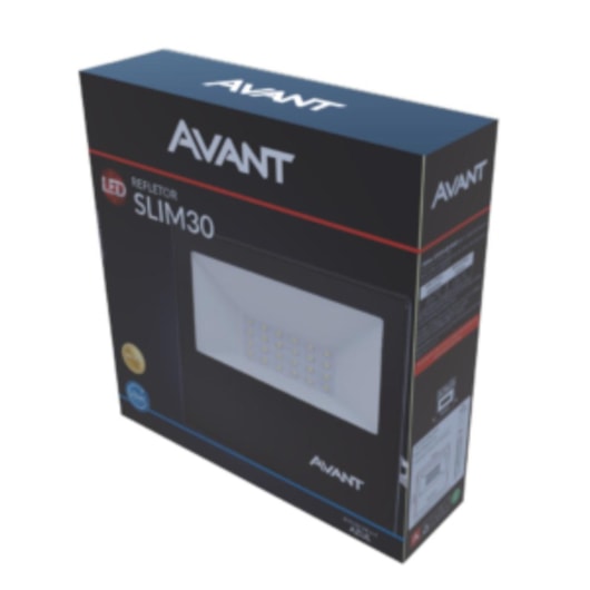 Refletor Led Slim1000 6500k Luz Branca Fria Preto Avant Bivolt 1000W - Imagem principal - b7893fb2-573b-4a28-b1da-7ea39adb0544