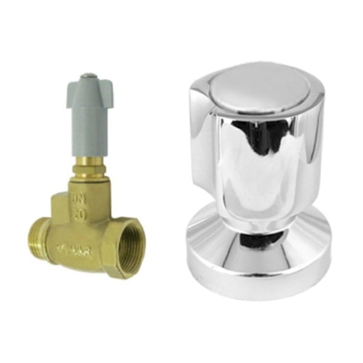 Registro De Pressão Com Canopla C40 Cromado Romar 3/4 DN20 - Imagem principal - d356eec6-8319-439b-8069-64f7e5223671